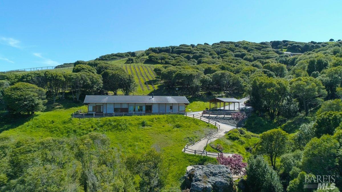 333-345 Willow Road Nicasio, CA 94946 - Photo 15 of 44 a view of a house with a big yard