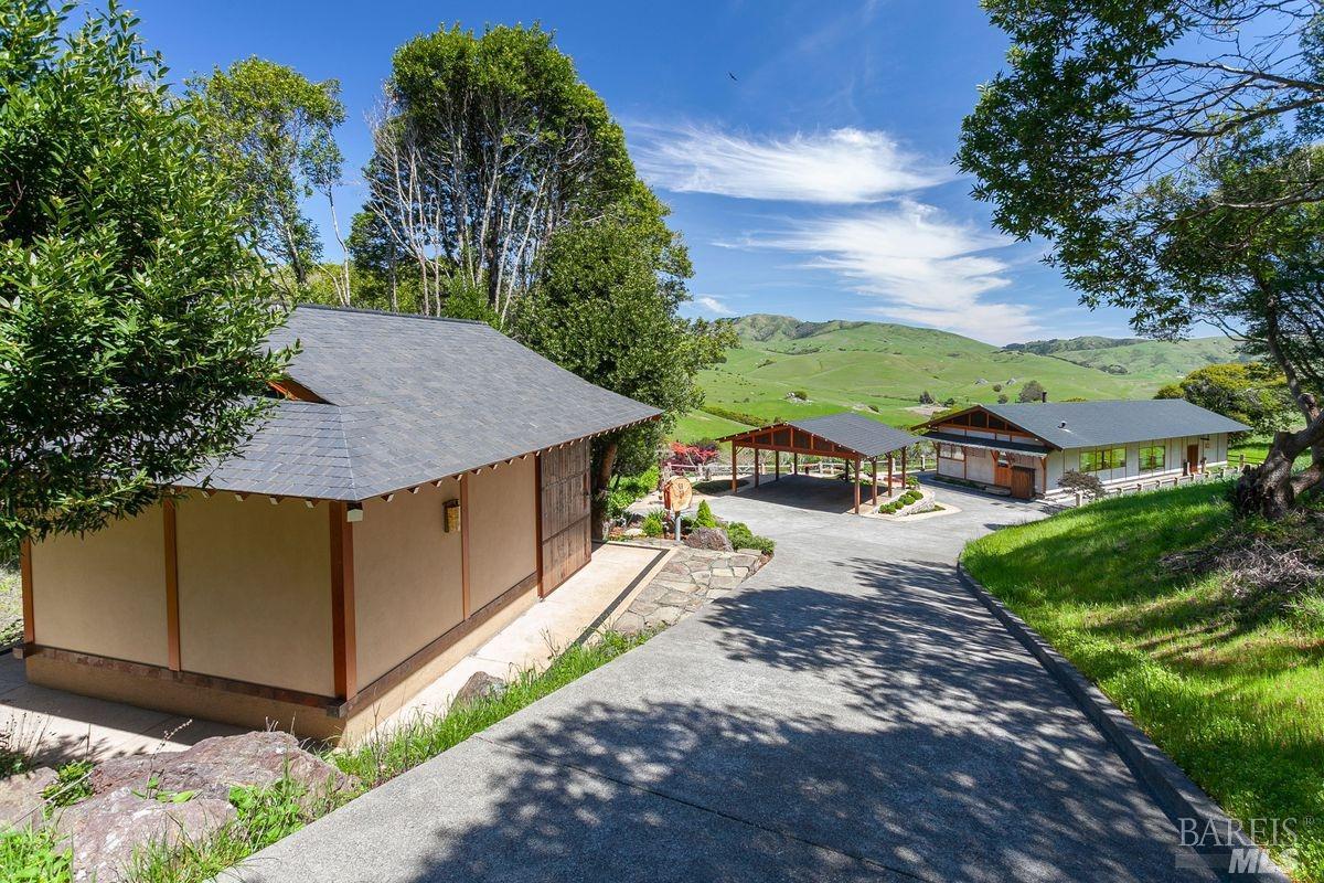 333-345 Willow Road Nicasio, CA 94946 - Photo 17 of 44 a view of a patio in front of house