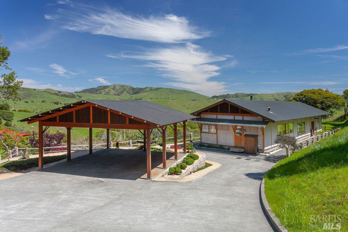 333-345 Willow Road Nicasio, CA 94946 - Photo 18 of 44 a view of a house with a patio