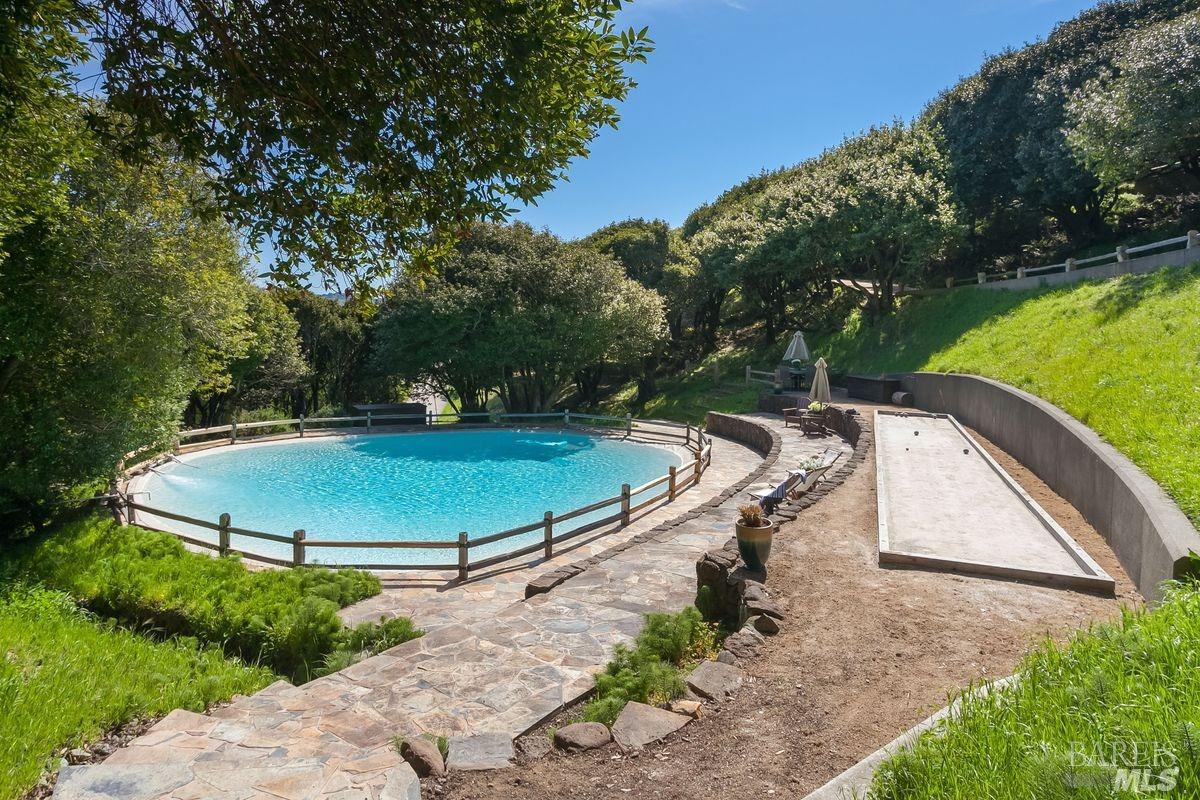 333-345 Willow Road Nicasio, CA 94946 - Photo 34 of 44 a view of a tennis court