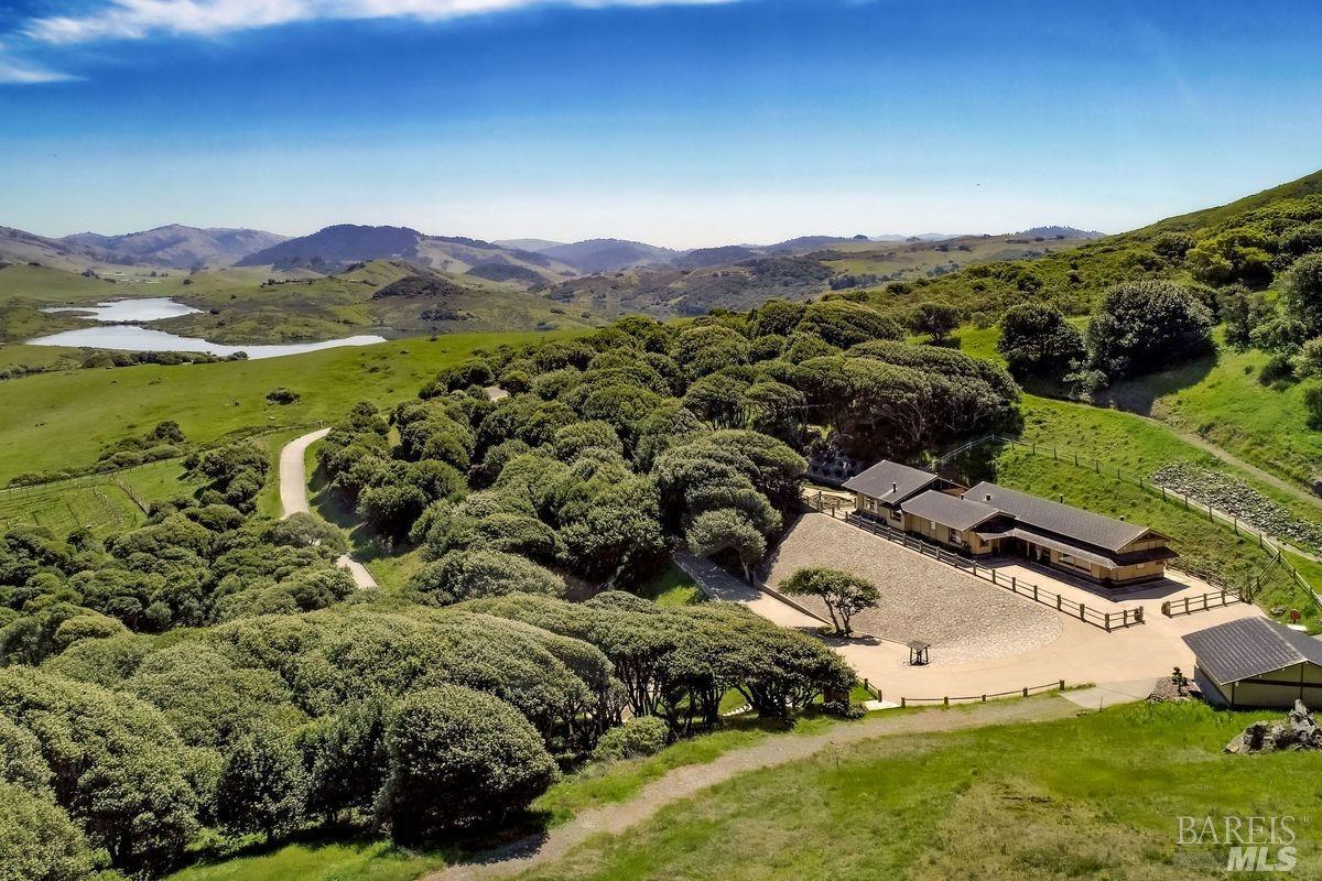 333-345 Willow Road Nicasio, CA 94946 - Photo 42 of 44 a view of a lush green hillside and houses