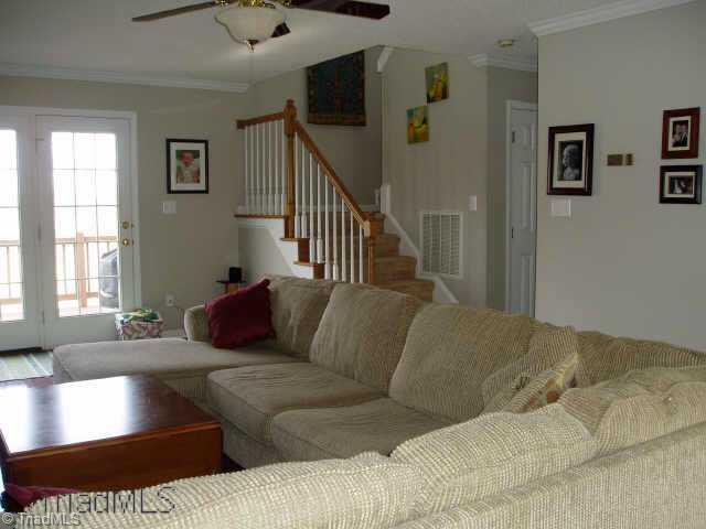 7836 Clinard Farms Road High Point, NC 27265 - Photo 5 of 9 Other. Great Room is Plenty Large Enough for that Huge Sectional and Then Some! Back Staircase up to Bedrooms.