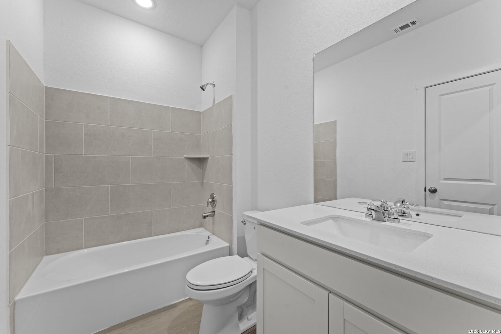 2331 Fort Davis Pass Marion, TX 78124 - Photo 12 of 28 a bathroom with a sink a toilet and bathtub