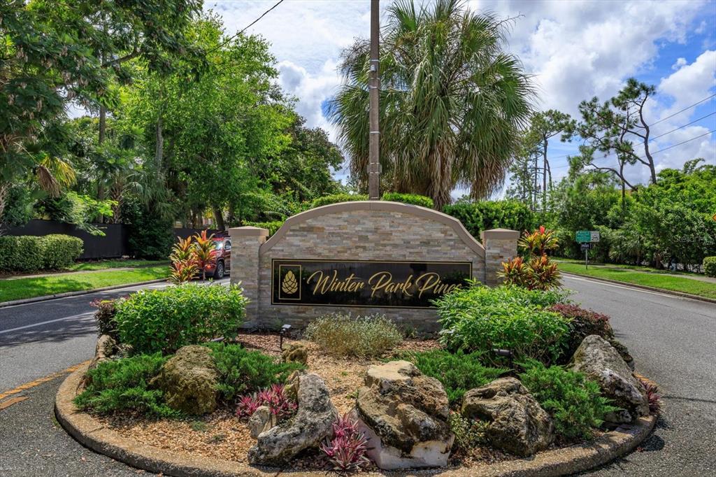 517 Roughbeard Road Winter Park, FL 32792 - Photo 35 of 53 a view of a garden with sitting area