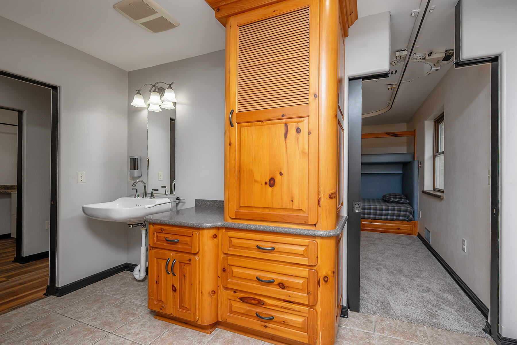 W303S10481 Sandy Beach Road Mukwonago, WI 53149 - Photo 30 of 74 Fully accessible bathroom First Floor