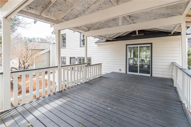 a view of deck with patio
