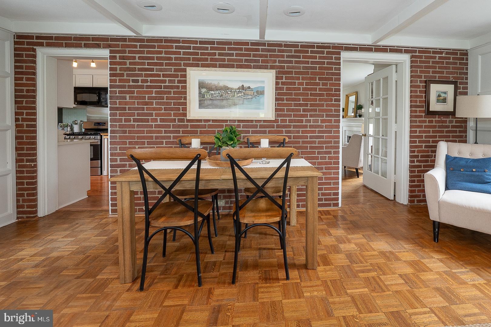 298 Strafford Avenue Wayne, PA 19087 - Photo 17 of 41 a view of a livingroom with furniture and kitchen area