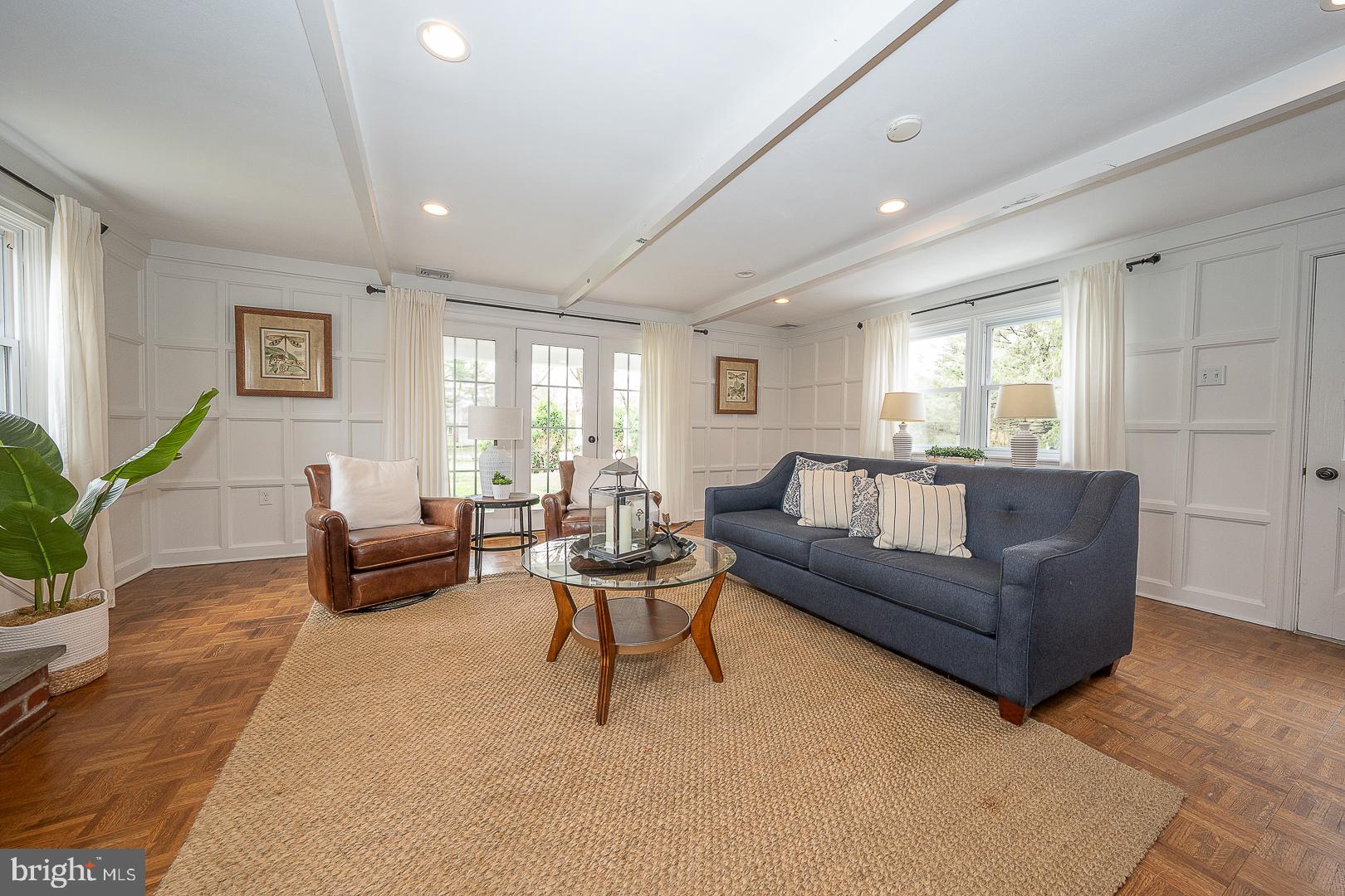 298 Strafford Avenue Wayne, PA 19087 - Photo 19 of 41 a living room with furniture and a wooden floor