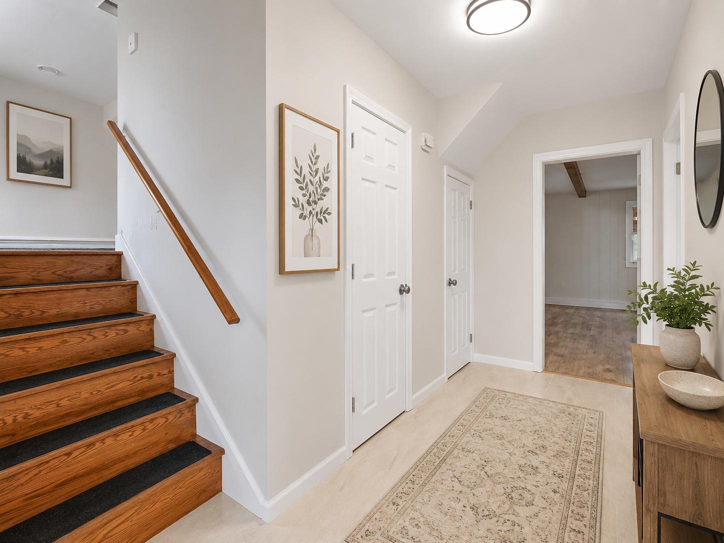 3455 Bristol Road Doylestown, PA 18901 - Photo 4 of 22 Foyer with Coat Closet and Powder Room.