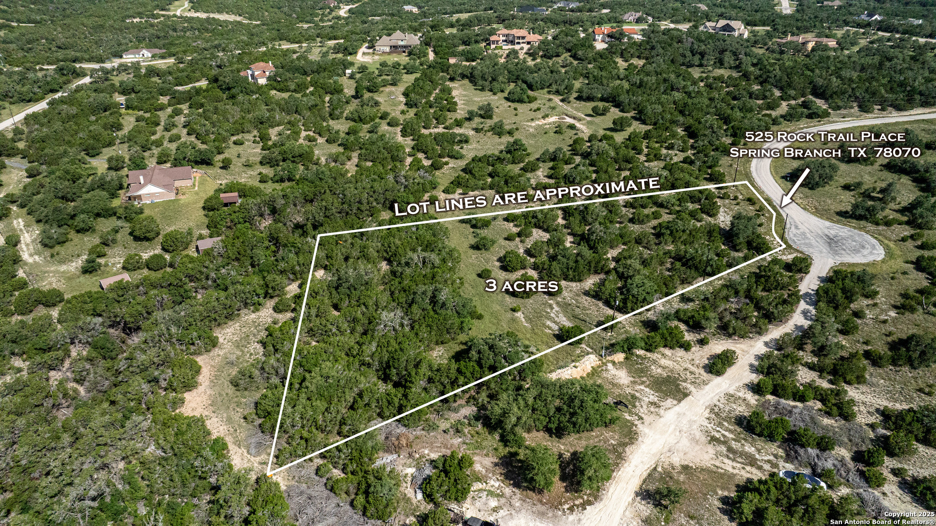 525 Rock Trail Place Spring Branch, TX 78070 - Photo 1 of 22 a view of a yard