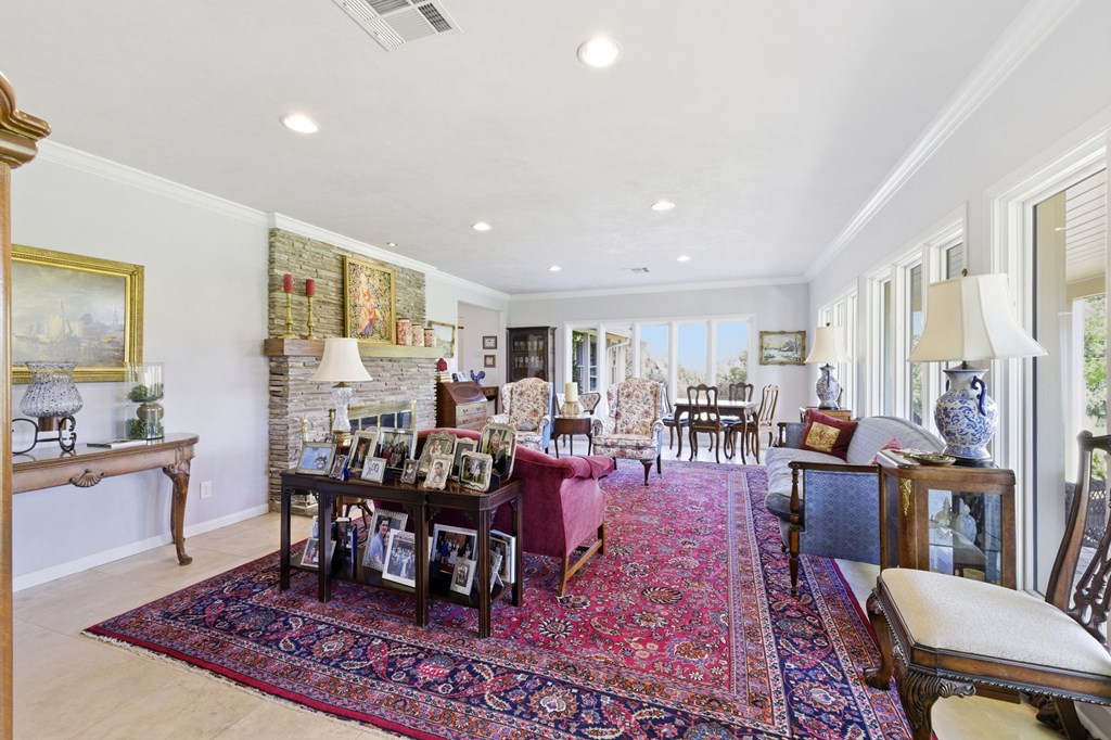 125 West Mauk Road Ingram, TX 78025 - Photo 16 of 45 Living Area with fireplace