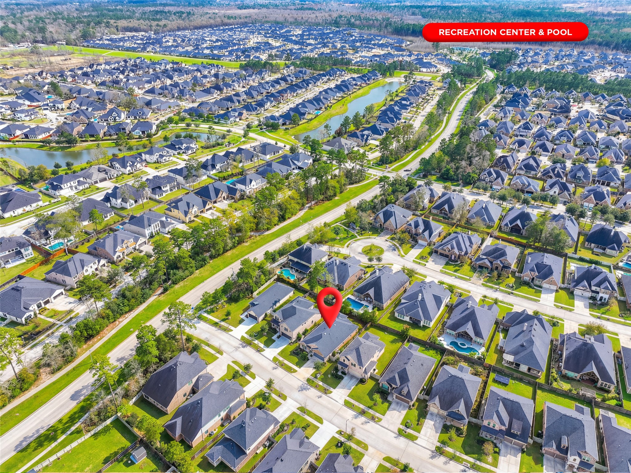 9840 Sweet Flag Court Conroe, TX 77385 - Photo 46 of 50 Scenic walking trails and lakes create a peaceful environment perfect for morning walks, evening strolls, or bike rides.