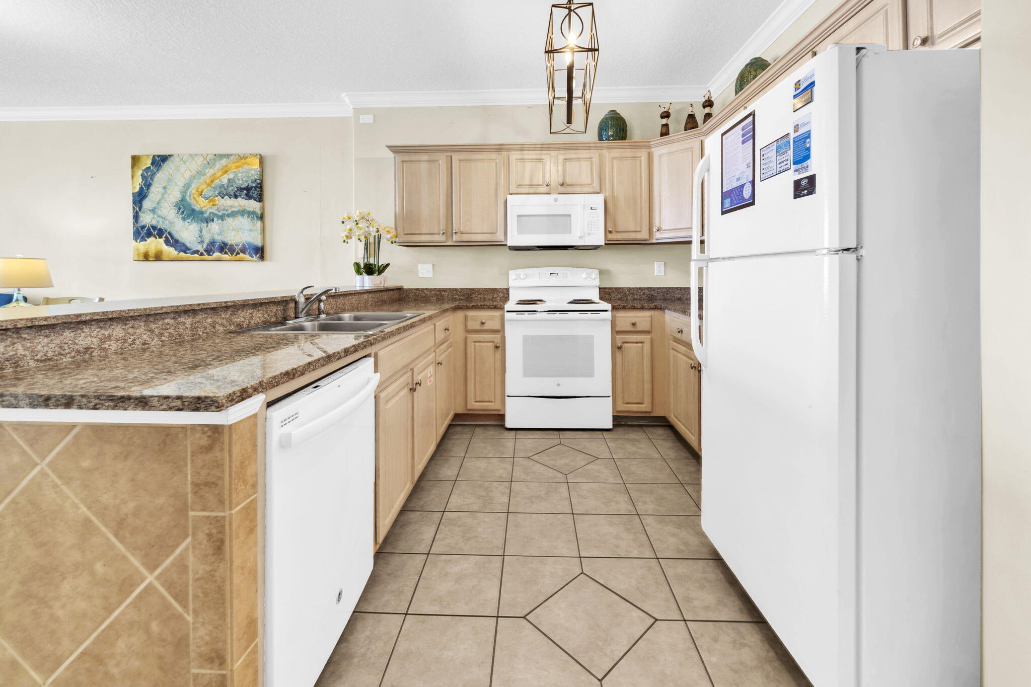 17545 Front Beach Road, Unit 1108 Panama City Beach, FL 32413 - Photo 15 of 43 Kitchen View 2
