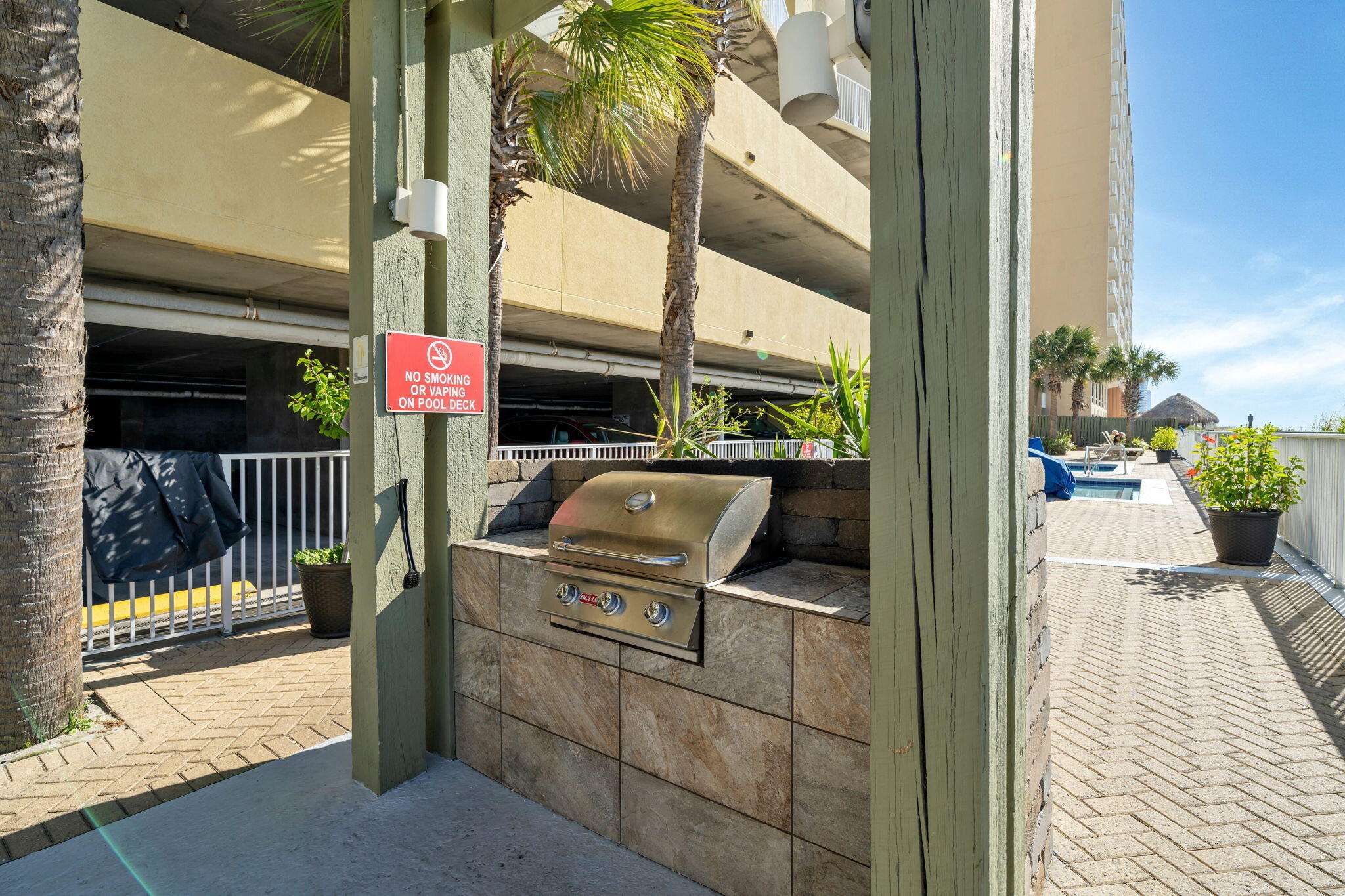 17545 Front Beach Road, Unit 1108 Panama City Beach, FL 32413 - Photo 36 of 43 Grilling Area