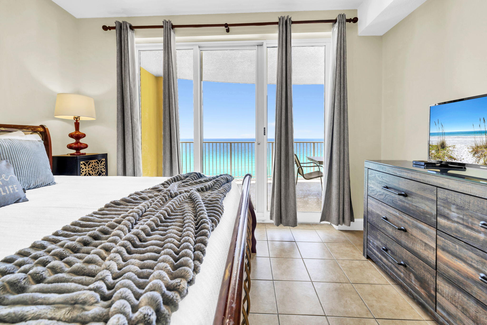 17545 Front Beach Road, Unit 1108 Panama City Beach, FL 32413 - Photo 10 of 43 Master Bedroom View 3