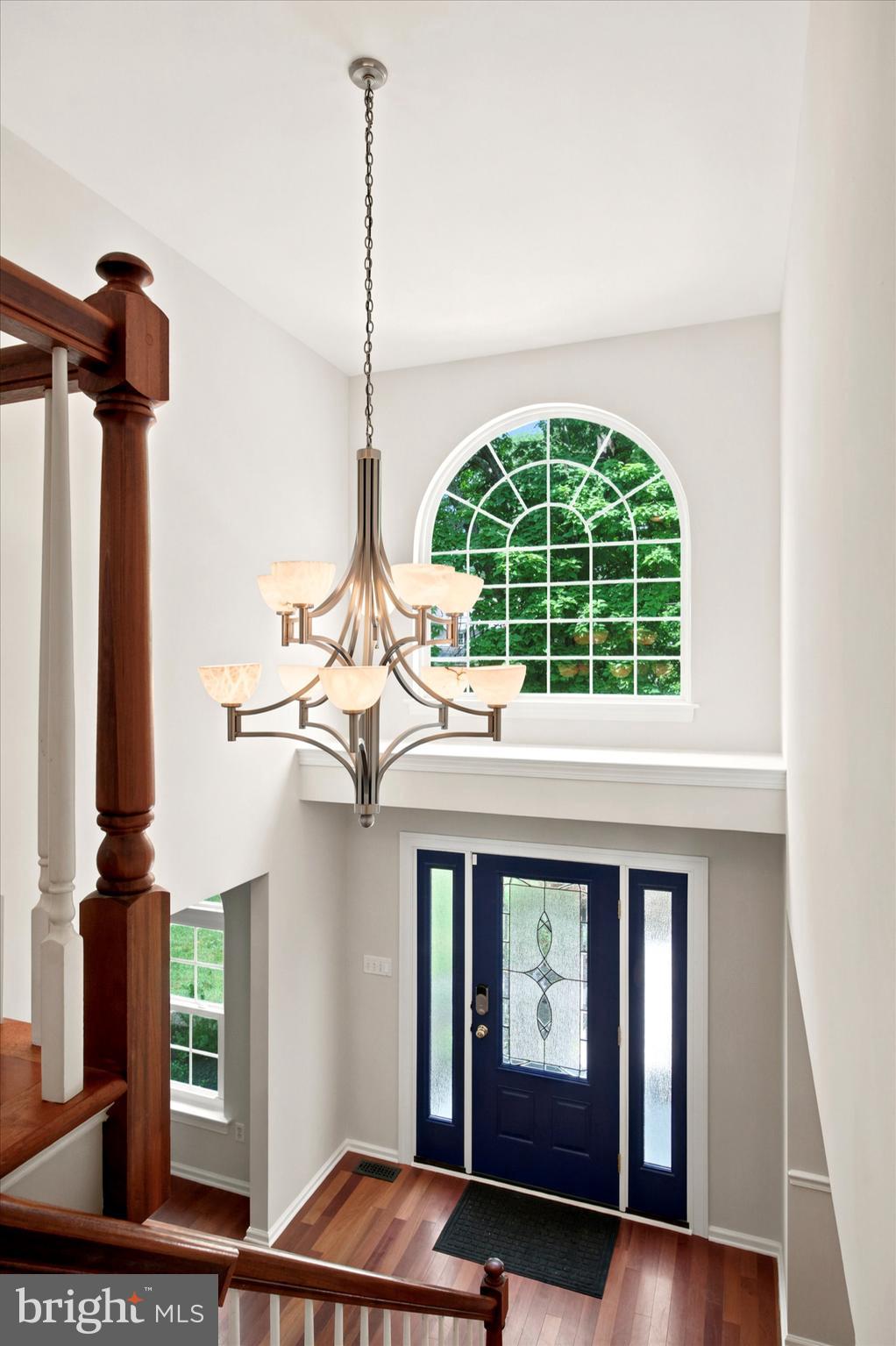 1734 East Butler Pike Ambler, PA 19002 - Photo 19 of 35 Cathedral Ceiling and new Chandelier Foyer