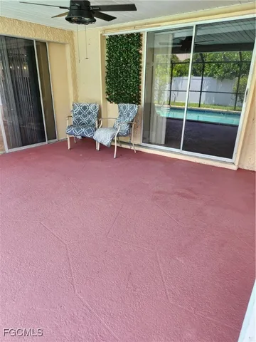 a house view with a garden space