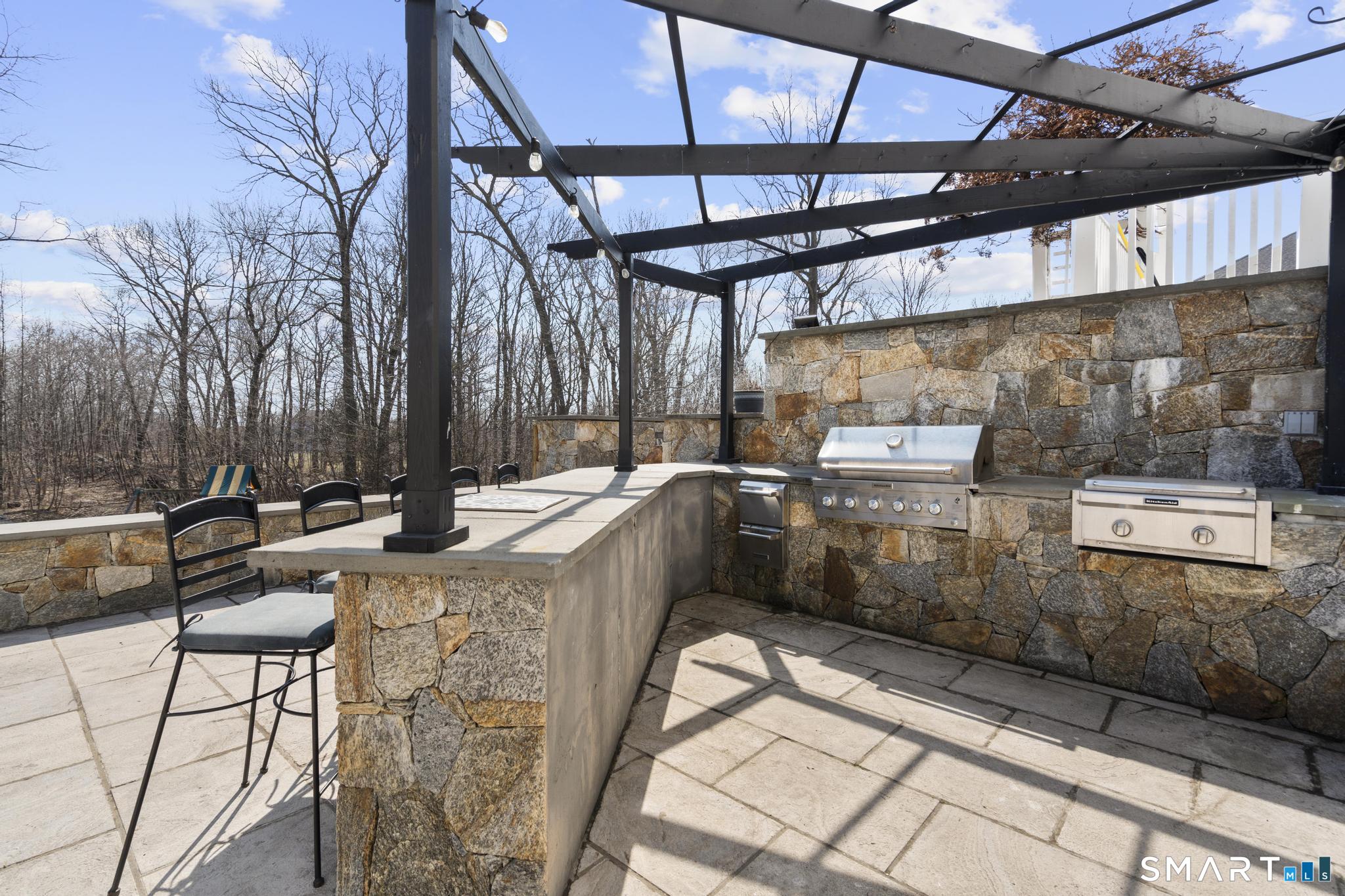 23 Country Lane Bethany, CT 06524 - Photo 26 of 31 beautiful outdoor kitchen