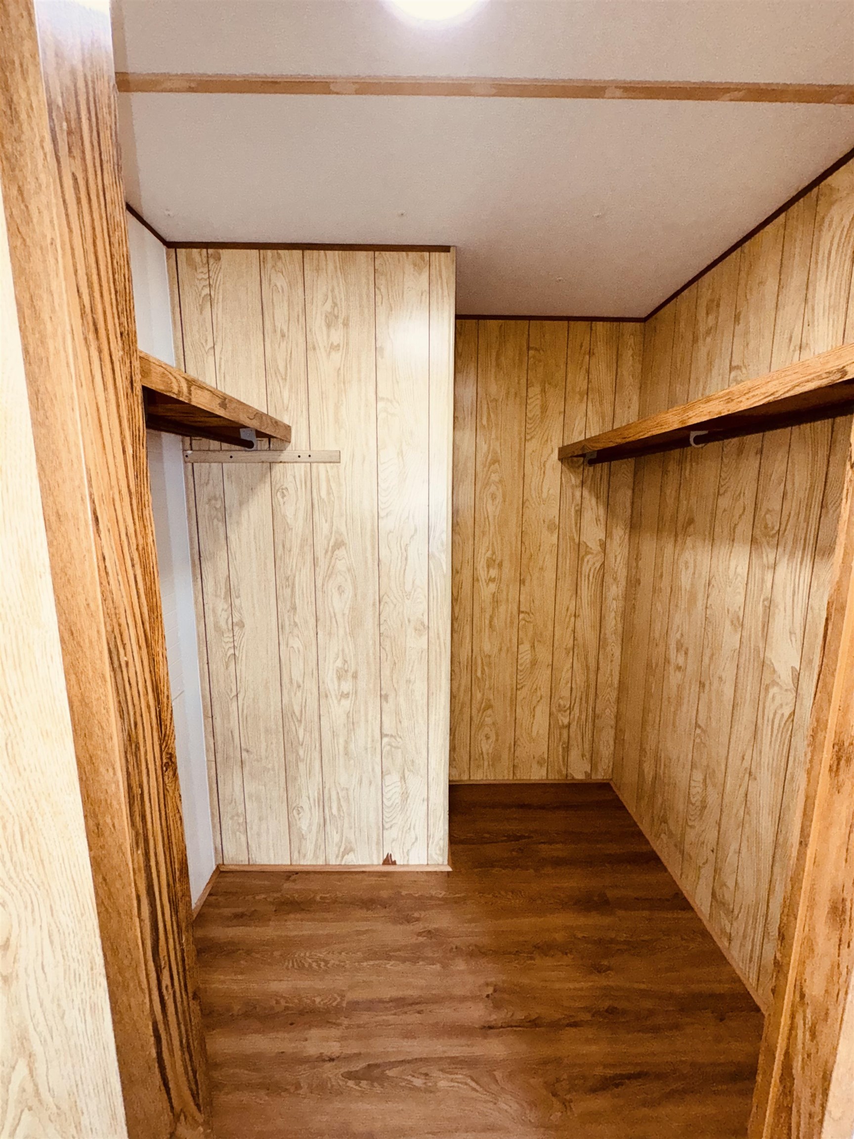 267 Basque Road St. Augustine, FL 32080 - Photo 20 of 20 a view of a room with wooden walls and a window