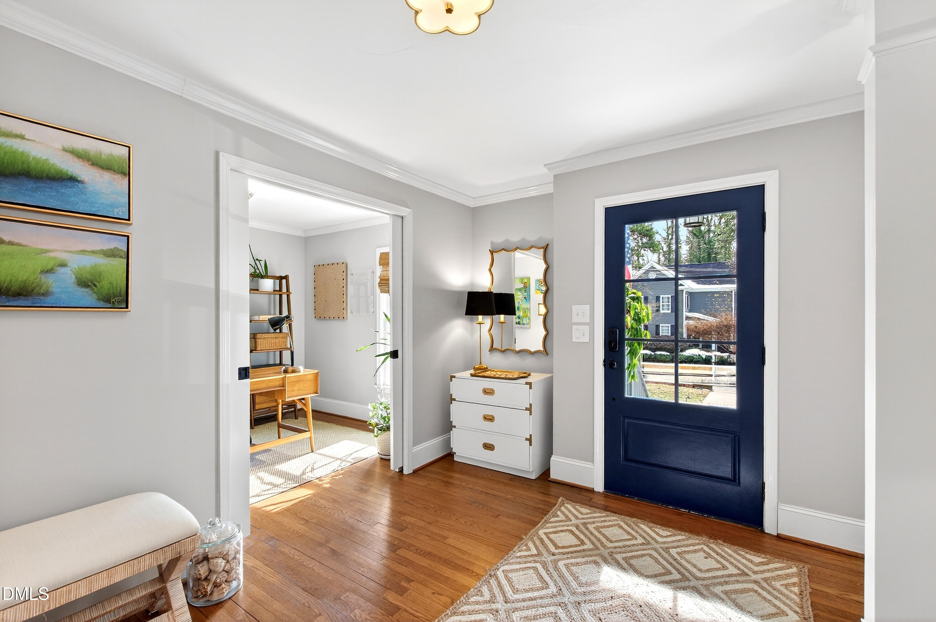 2622 Wells Avenue Raleigh, NC 27608 - Photo 10 of 65 a view of a bedroom with furniture and windows