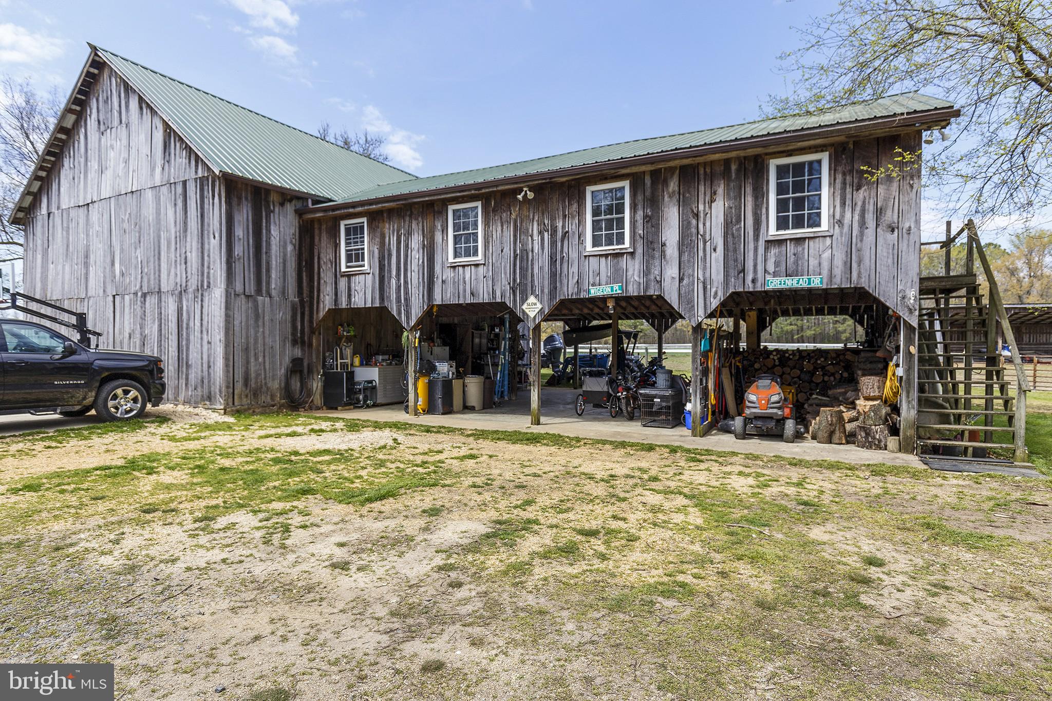 21400 Colton Point Road Avenue, MD 20609 - Photo 33 of 41 Tobacco barn with 10' bays
