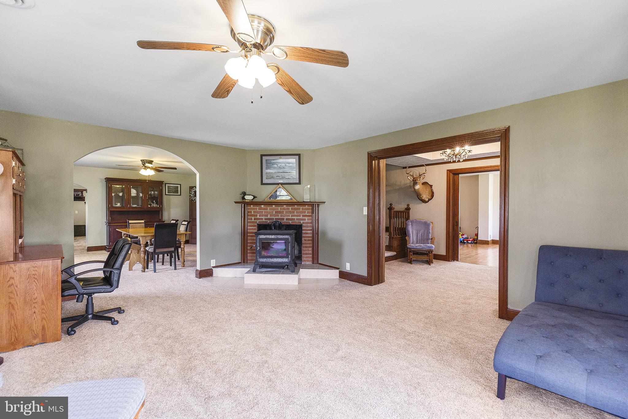 21400 Colton Point Road Avenue, MD 20609 - Photo 7 of 41 Living room with fireplace