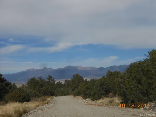 a view of city and mountain