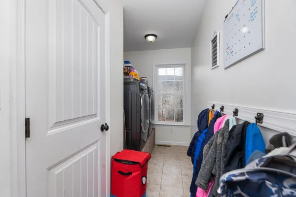 a view of a walk in closet