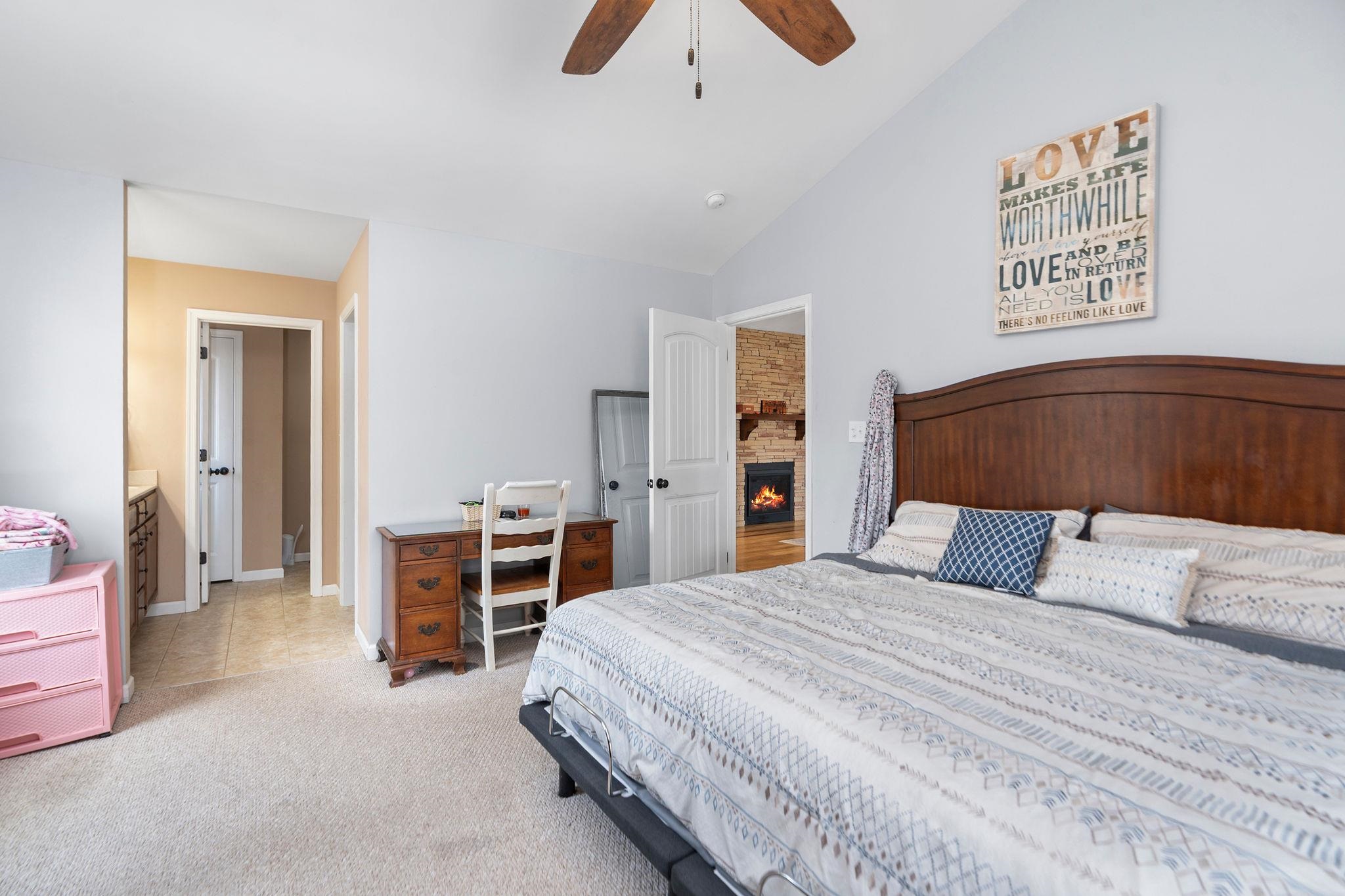 467 Reeds Gap Road Lyndhurst, VA 22952 - Photo 18 of 42 a bedroom with a bed and a cabinets