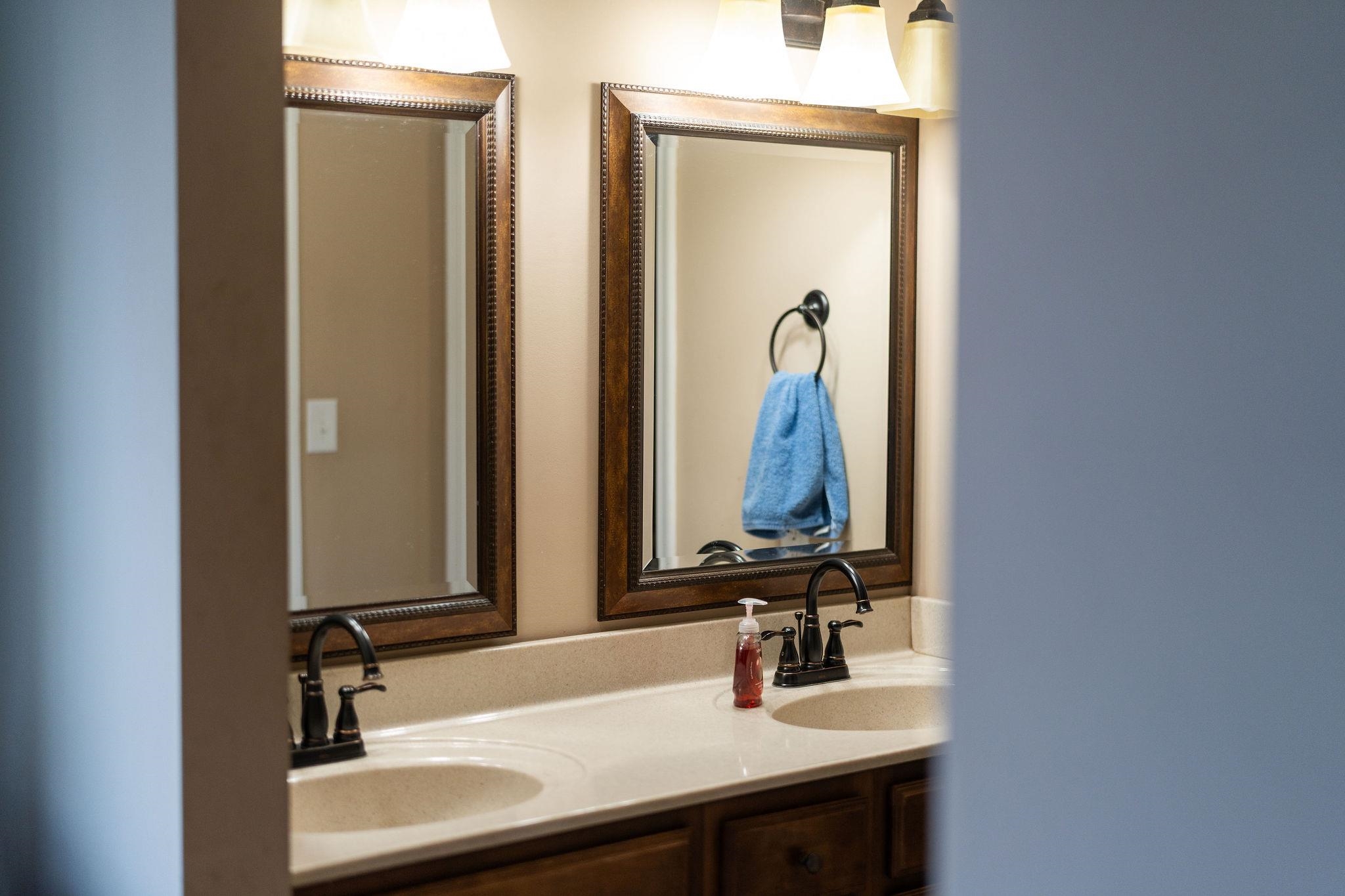 467 Reeds Gap Road Lyndhurst, VA 22952 - Photo 20 of 42 a bathroom with a sink and a mirror