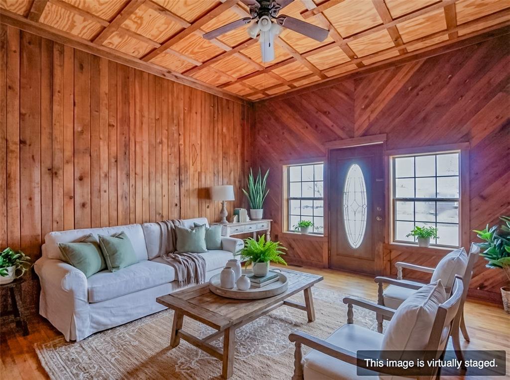250 Mail Rte Road Fischer, TX 78623 - Photo 7 of 29 a living room with furniture and a large window
