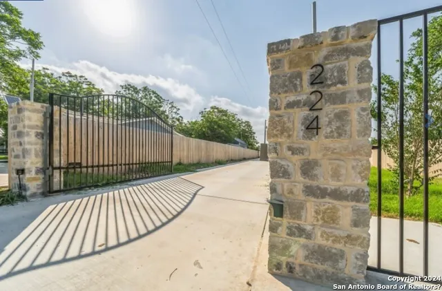 a view of balcony with wooden floor