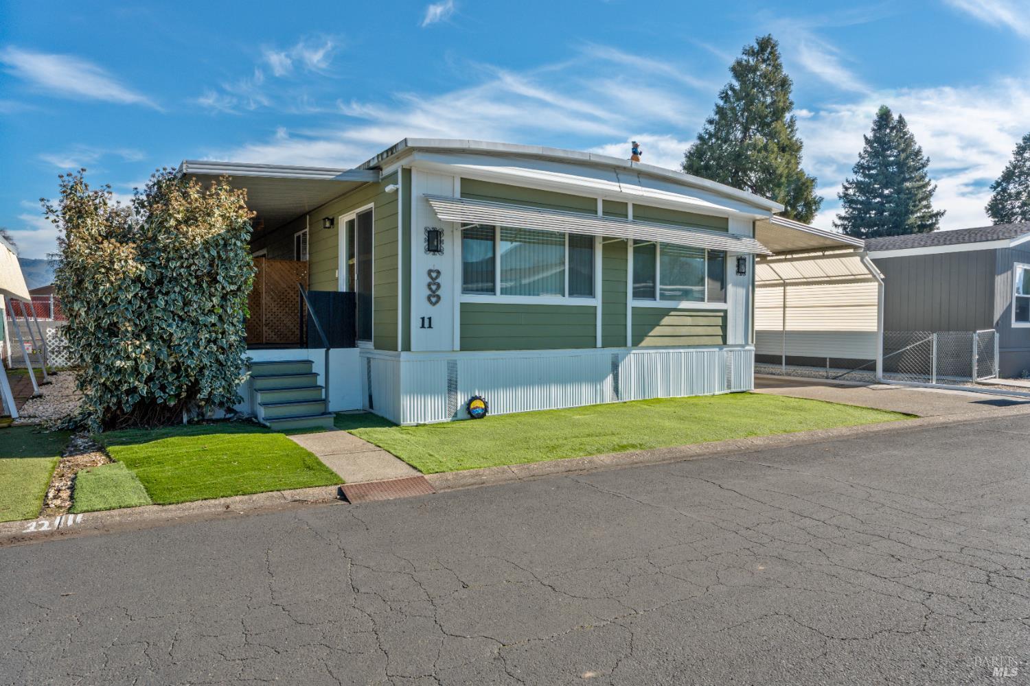New siding and windows.