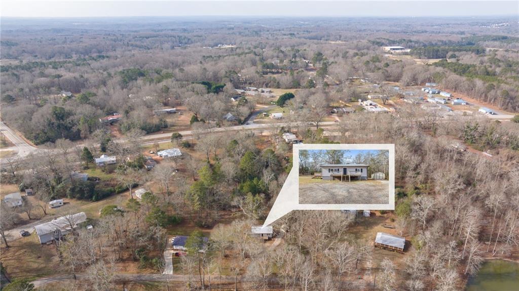 75 Lake Street Jefferson, GA 30549 - Photo 25 of 35 an aerial view of residential house and outdoor space