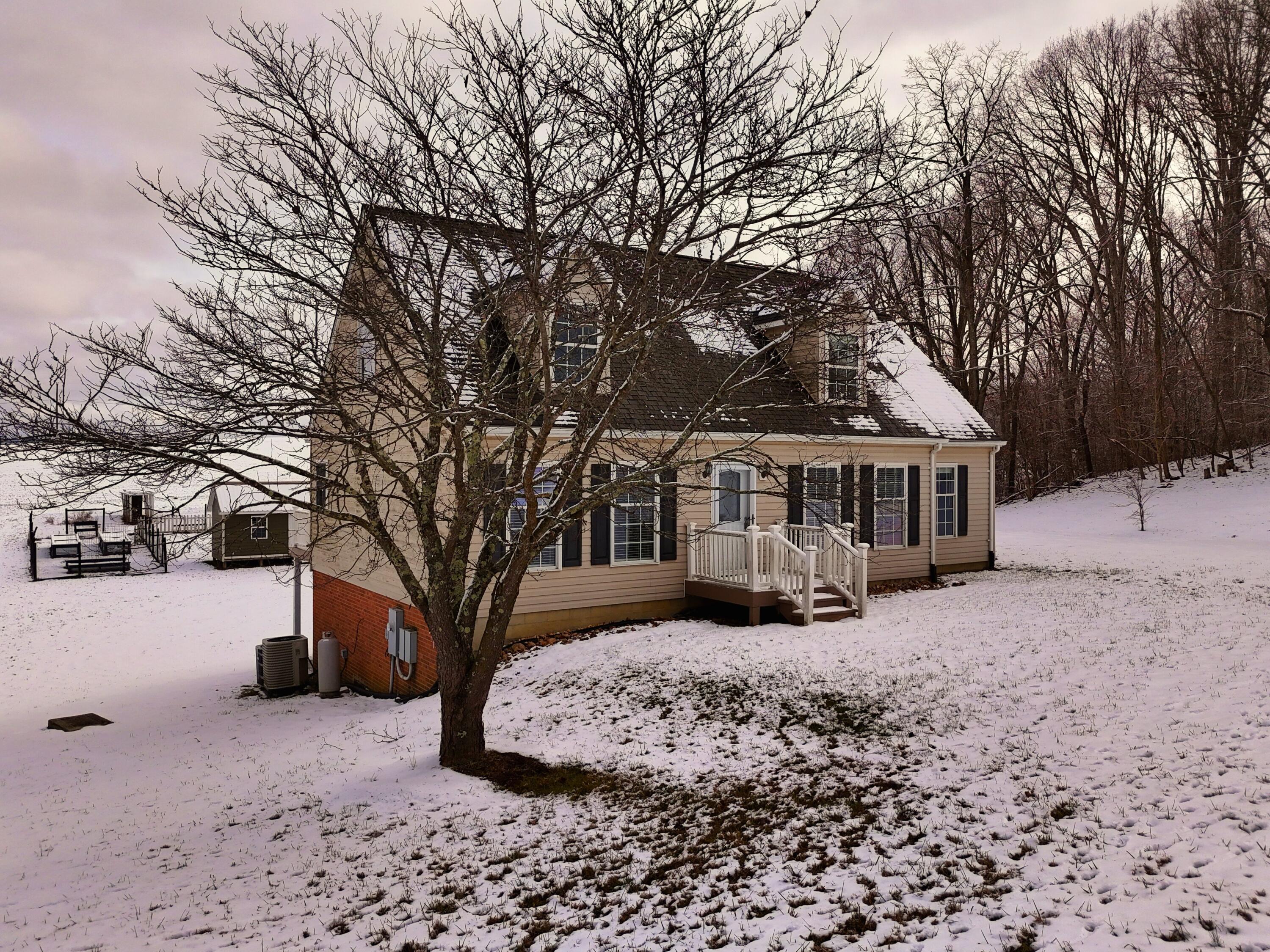 4530 Piney Woods Road Riner, VA 24149 - Photo 3 of 60 a house with trees in front of it