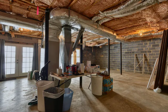 a view of outdoor space with seating area