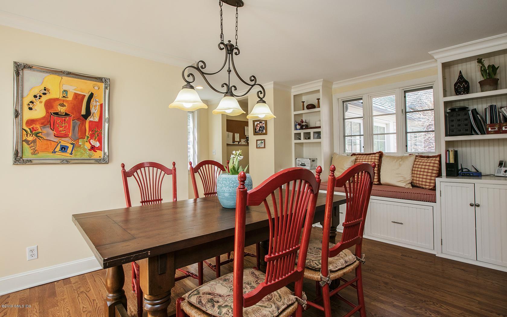 2 Laurel Lane Greenwich, CT 06830 - Photo 8 of 35 a view of a dining room with furniture window and wooden floor