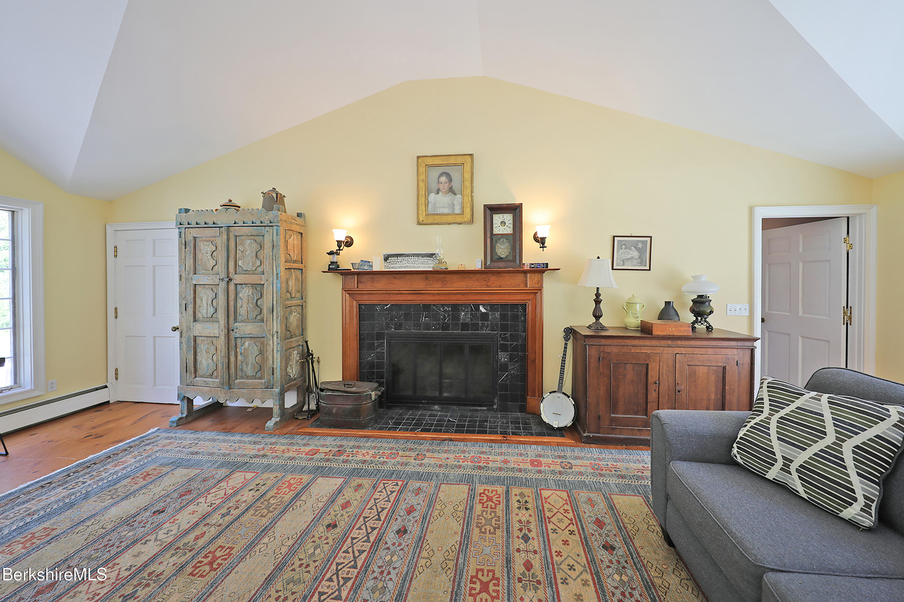 15 Interlaken Cross Road Stockbridge, MA 01262 - Photo 9 of 47 Great Room Fireplace