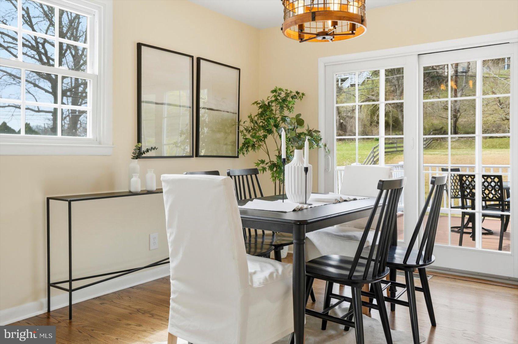 8610 Valleyfield Road Lutherville-Timonium, MD 21093 - Photo 14 of 29 a view of a dining room with furniture and window