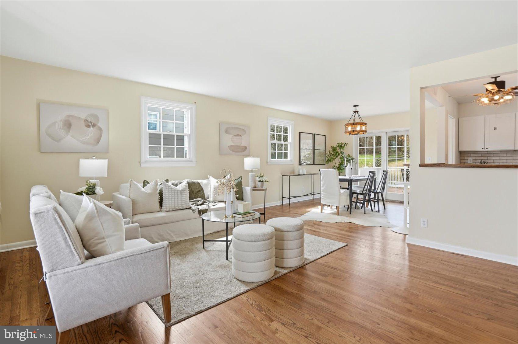 8610 Valleyfield Road Lutherville-Timonium, MD 21093 - Photo 2 of 29 a living room with furniture and wooden floor