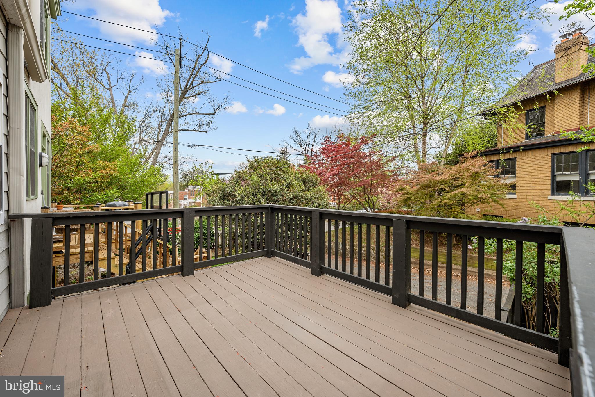 3702 Jenifer Street Northwest Washington, DC 20015 - Photo 16 of 43 Deck off of Kitchen