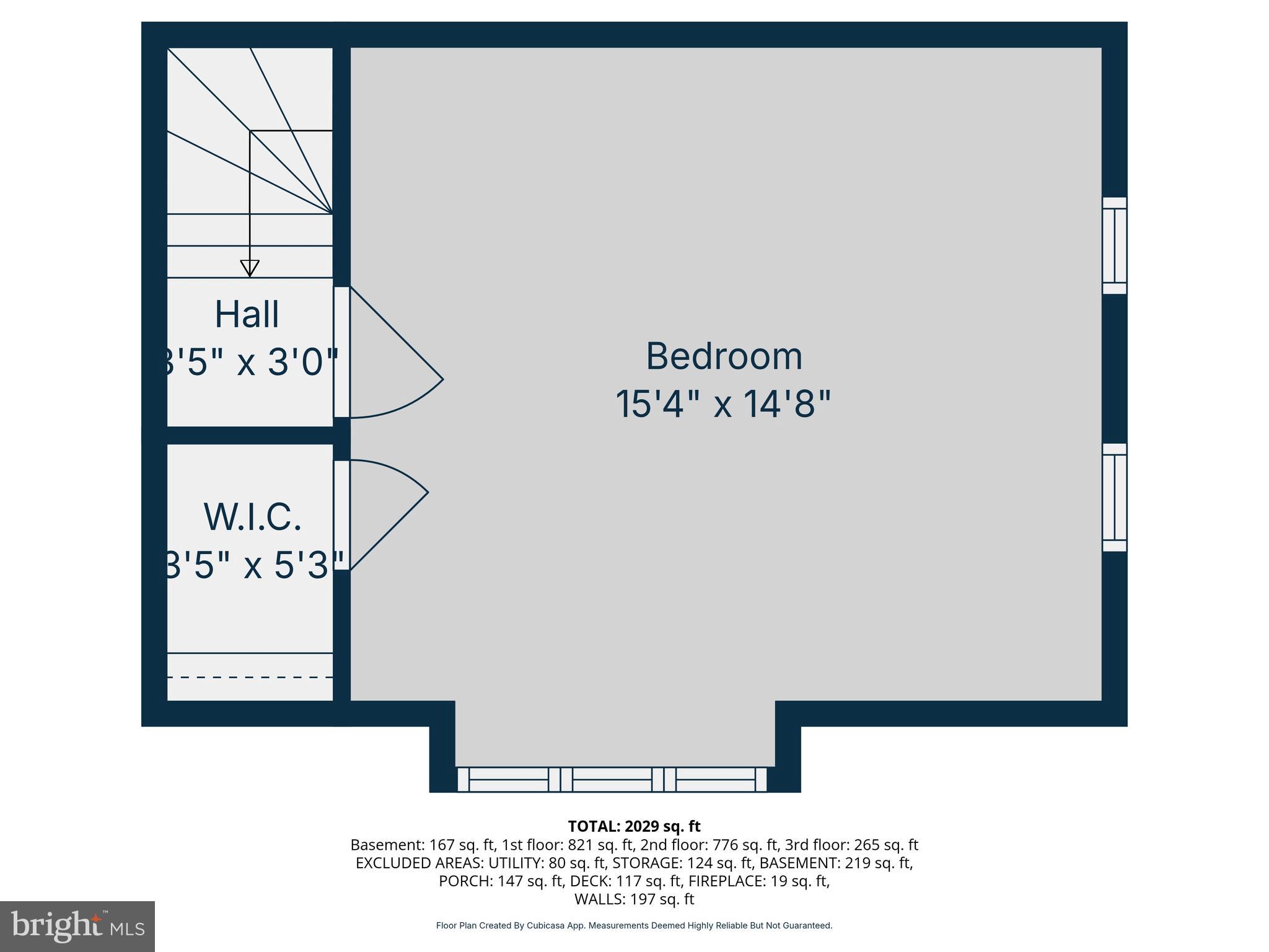 3702 Jenifer Street Northwest Washington, DC 20015 - Photo 42 of 43 Top Level Floorplan