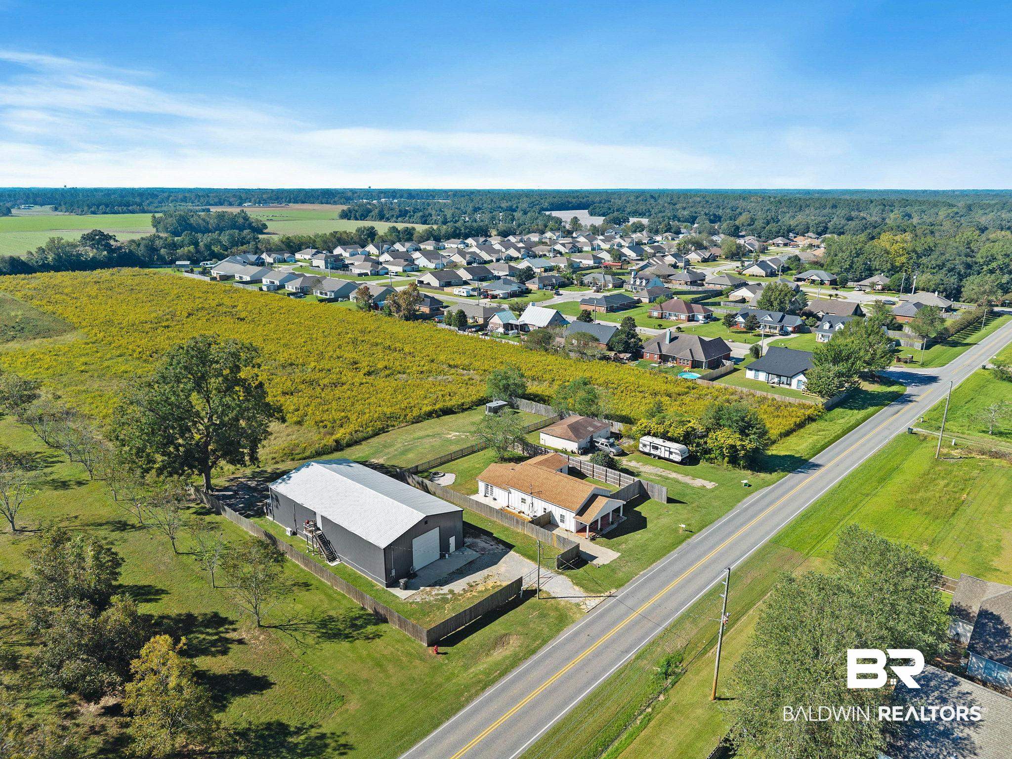 16796 Thompson Road Loxley, AL 36551 - Photo 88 of 93 Aerial view of residential area