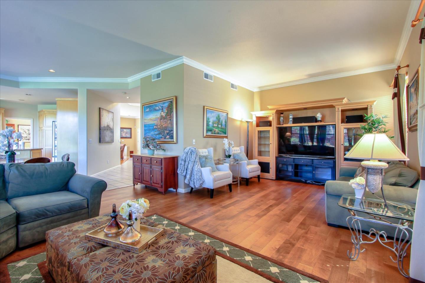5869 Capilano Drive San Jose, CA 95138 - Photo 20 of 48 a living room with furniture and wooden floor