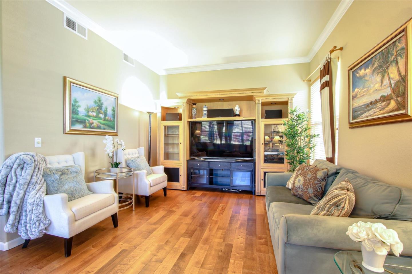 5869 Capilano Drive San Jose, CA 95138 - Photo 21 of 48 a living room with furniture and a flat screen tv