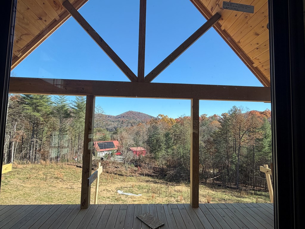 20 B Twin Springs Road Mineral Bluff, GA 30559 - Photo 16 of 59 View through Front of Chalet