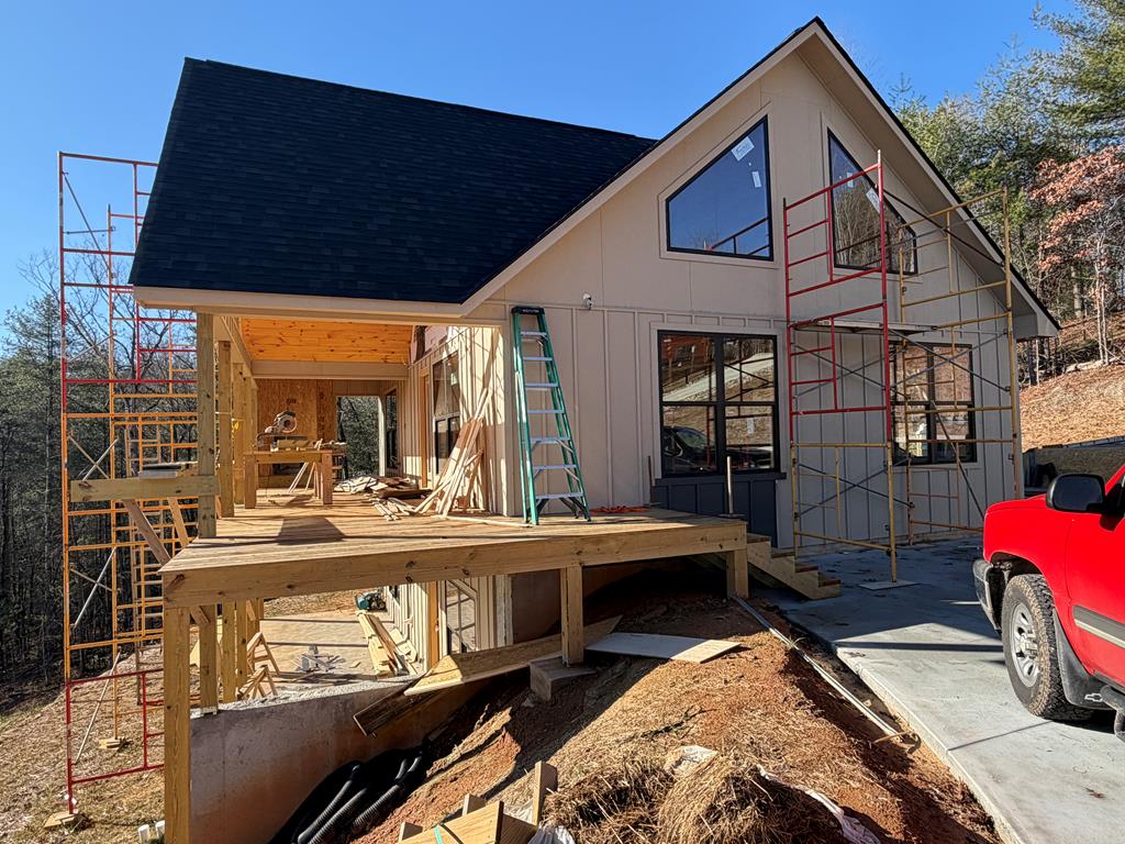 20 B Twin Springs Road Mineral Bluff, GA 30559 - Photo 50 of 59 Side Elevation in Progress