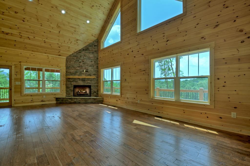 20 B Twin Springs Road Mineral Bluff, GA 30559 - Photo 5 of 59 Representative Great Rm Corner Fireplace