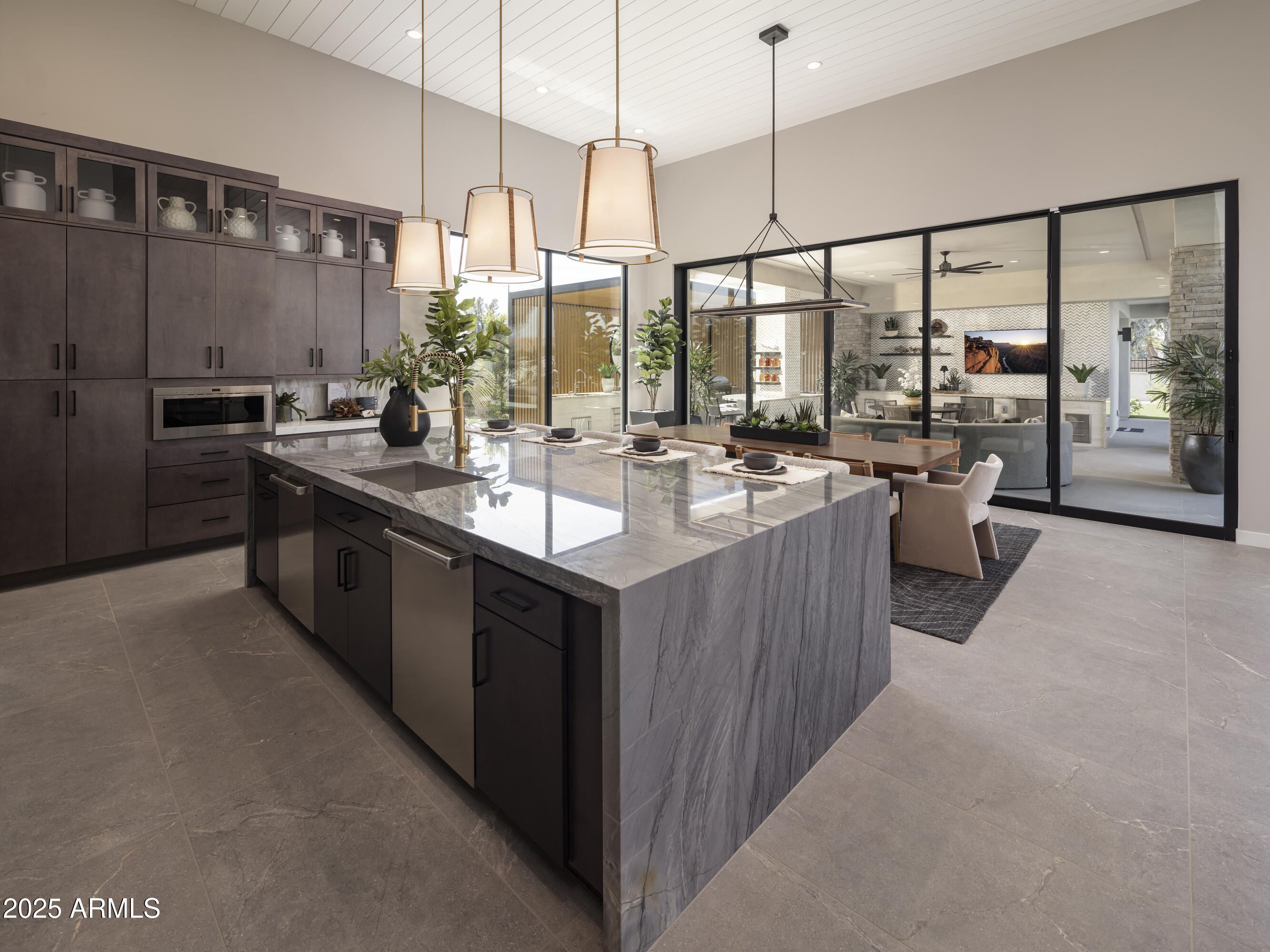 21922 South 193rd Way Queen Creek, AZ 85142 - Photo 9 of 38 a open kitchen with stainless steel appliances granite countertop a sink and a stove