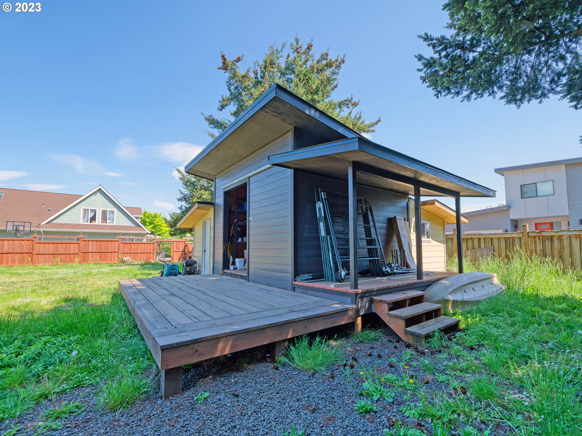 Old Coburg Road Eugene, OR 97408 - Photo 5 of 14 a view of a chair and table in backyard of the house